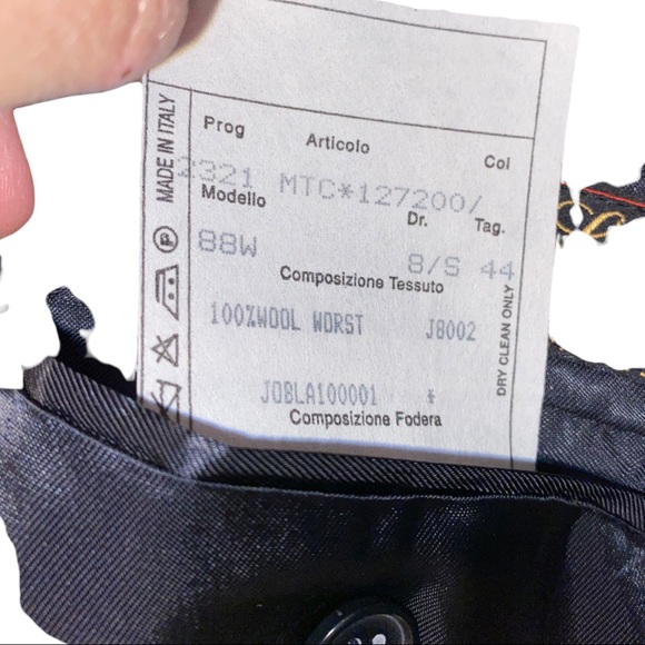 Men’s Murano  💯 Wool Suit /Pants Sz 44 - Picture 7 of 10